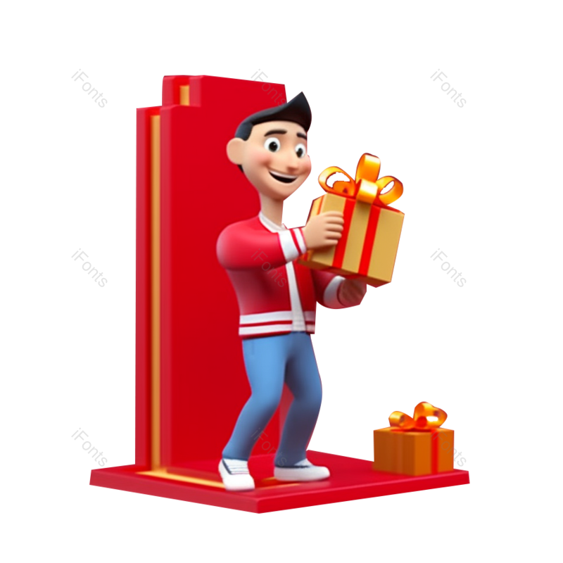 节日图片,卡通元素,鞋子PNG,网上购物免抠素材